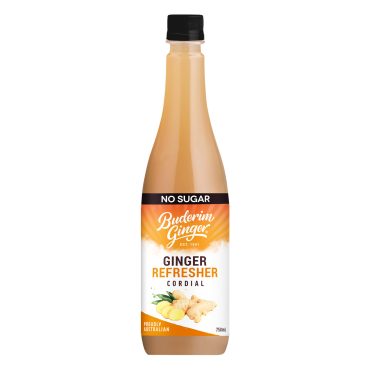 Buderim No Sugar Cordial 750ml 